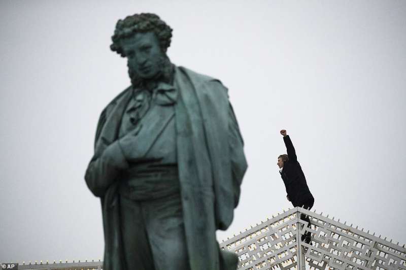 proteste per la liberazione di navalny 14