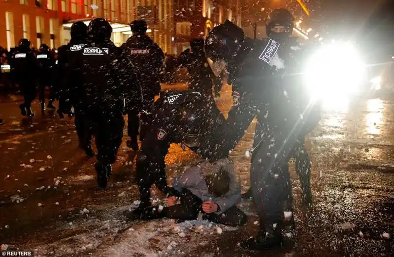 proteste per la liberazione di navalny 34