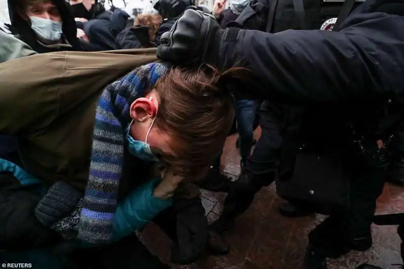 proteste per la liberazione di navalny 45