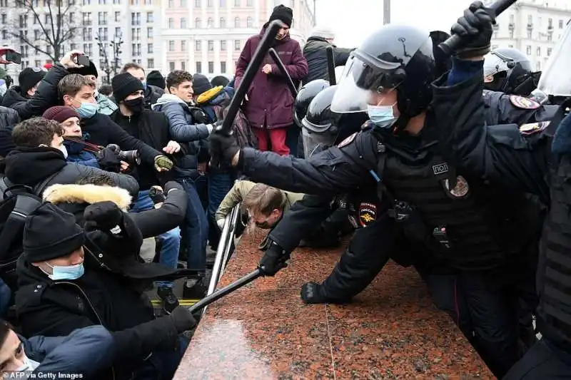 proteste per la liberazione di navalny 46