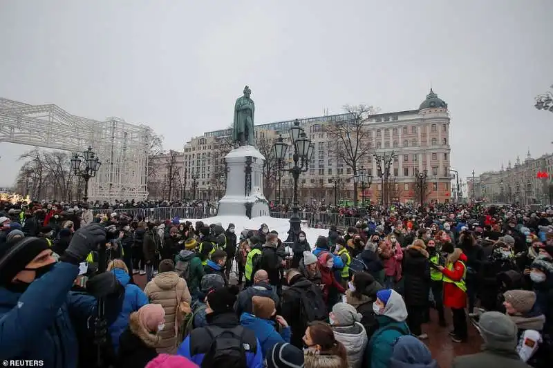 proteste per la liberazione di navalny 49