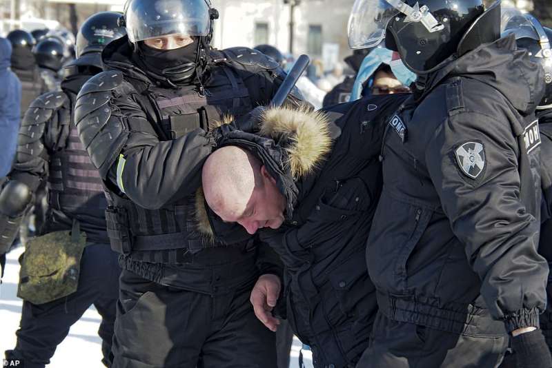 proteste per la liberazione di navalny 53