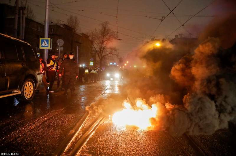 proteste per la liberazione di navalny 9