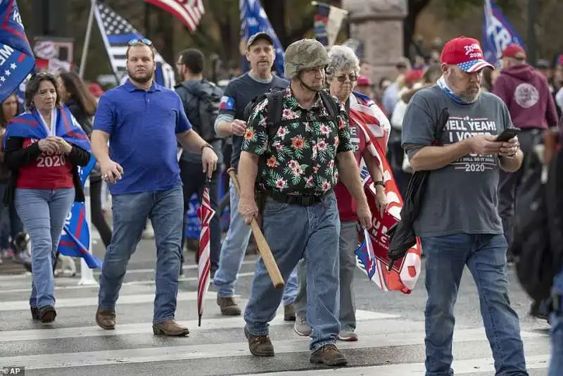 proteste pro trump a austin, texas