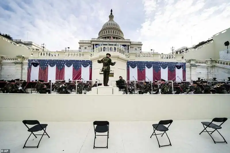 prove della cerimonia di insediamento di biden 