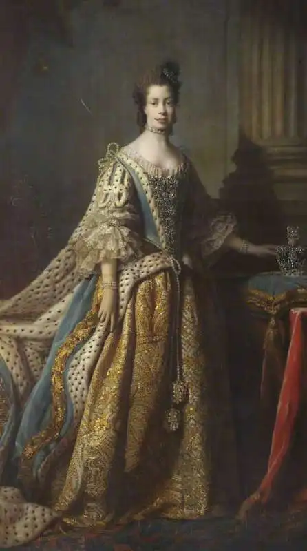 ritratto  della regina carlotta   allan ramsay 