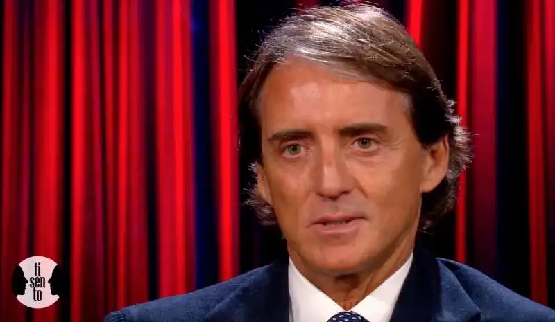 roberto mancini ospite di ti sento 