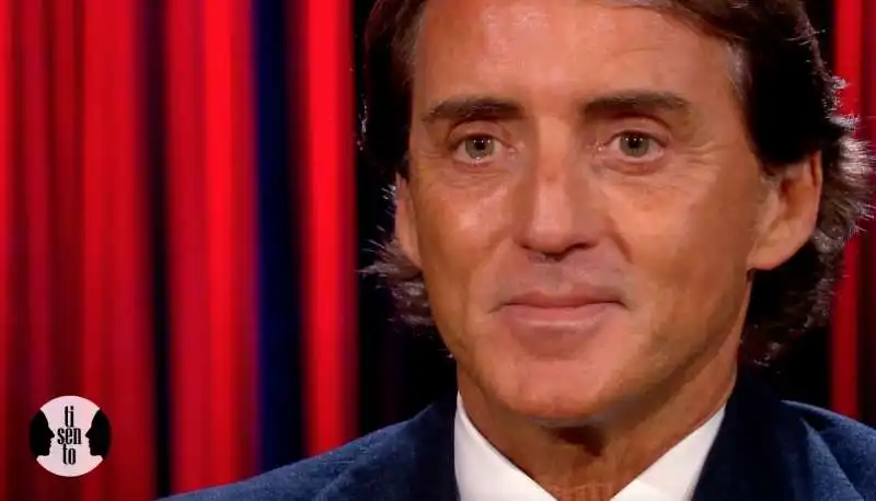 roberto mancini ospite di ti sento 3