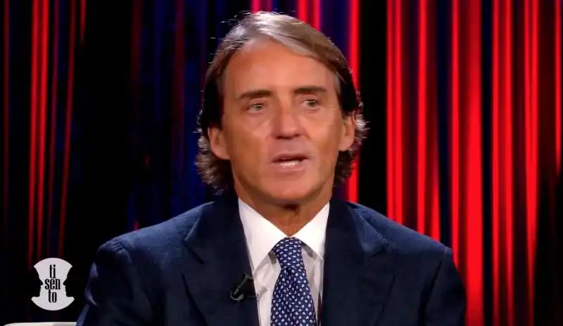 roberto mancini ospite di ti sento 4