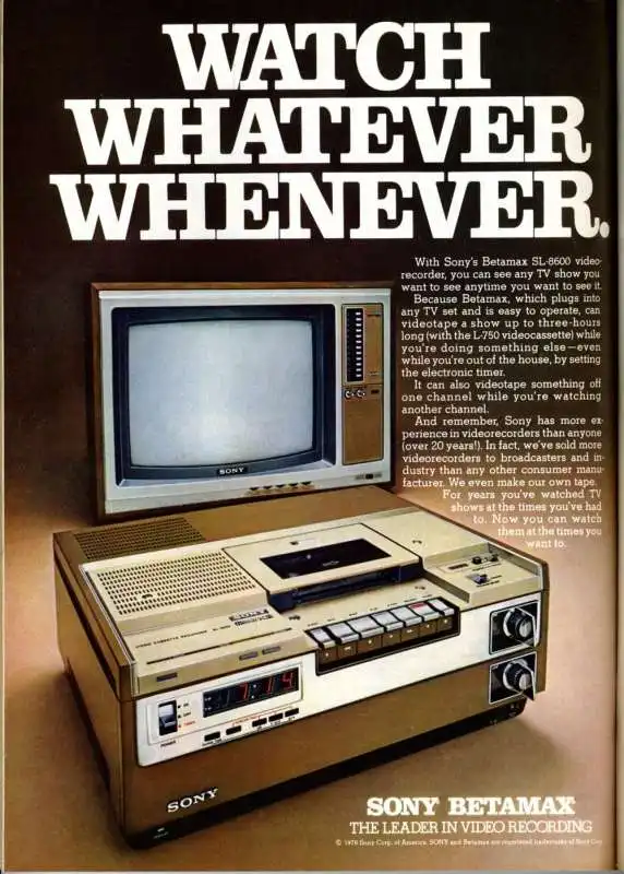 sony betamax 1