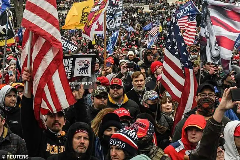 supporter di trump a washington 