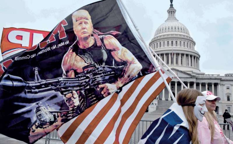 TRUMP COME RAMBO