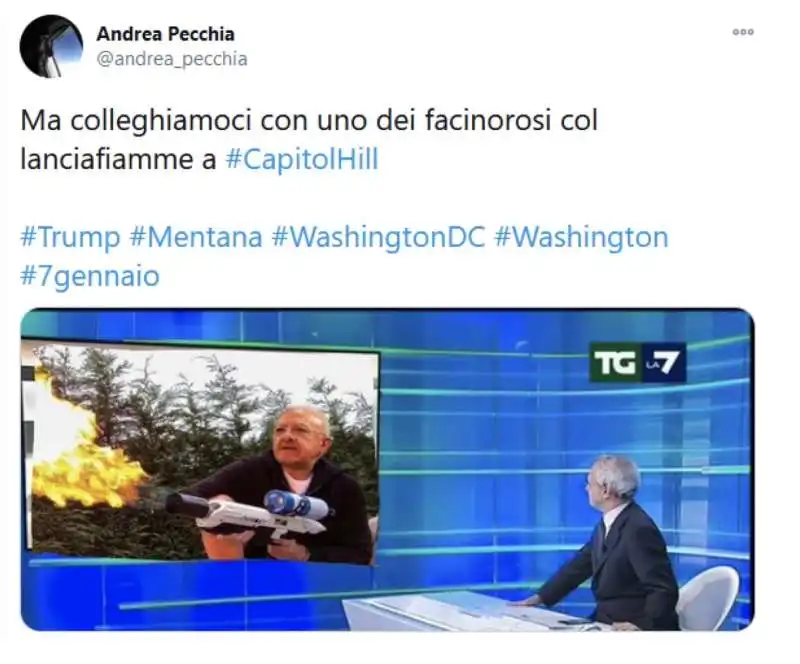 tweet dall italia sull assalto al congresso usa