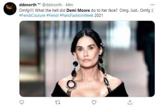 tweet su demi moore