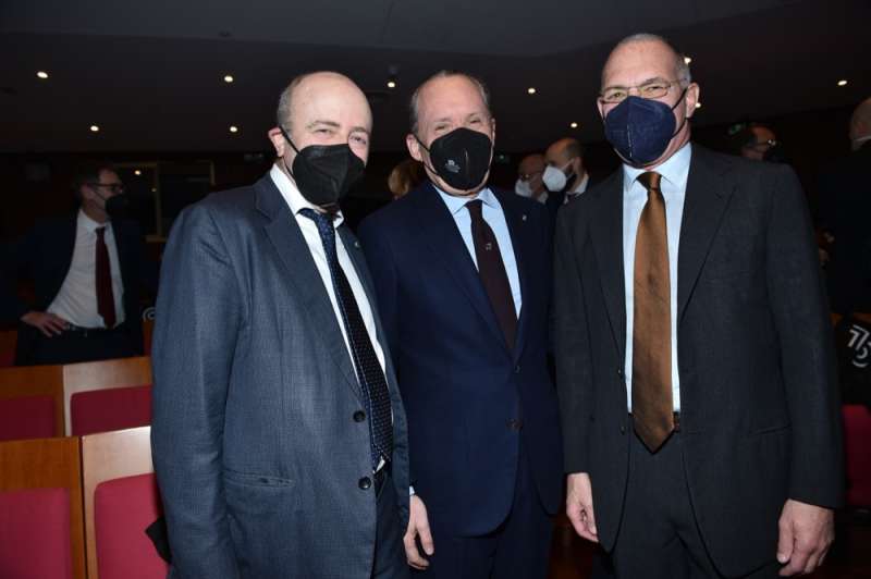 raffaele jerusalmi, gildo zegna e sergio dompe