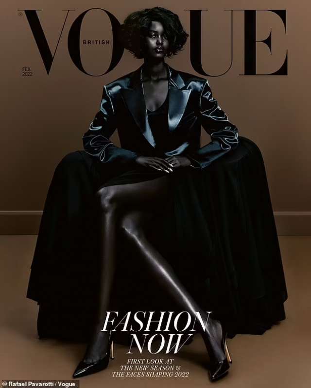 Adult Akech sulla copertina di British Vogue