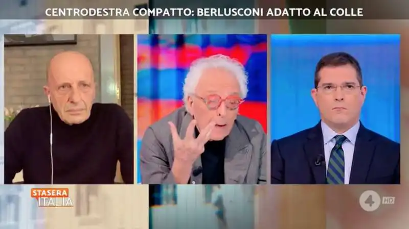 alessandro sallusti   giampiero mughini   daniele capezzone   stasera italia