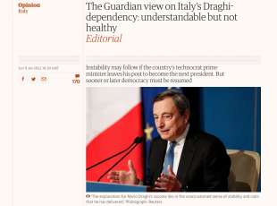 ARTICOLO DEL GUARDIAN SU MARIO DRAGHI