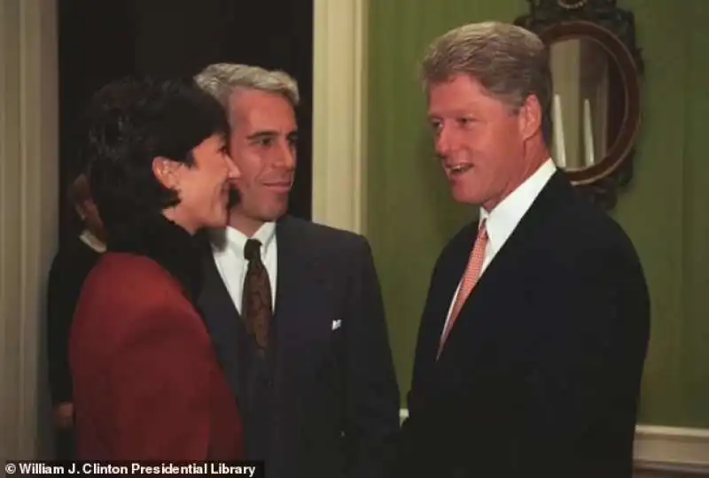 Bill Clinton Jeffrey Epstein Ghislaine Maxwell