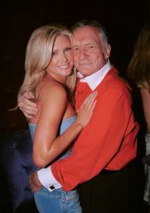 Brande Roderick e Hugh Hefner