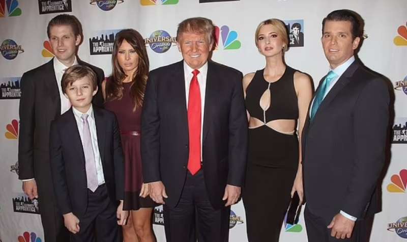 donald trump e famiglia