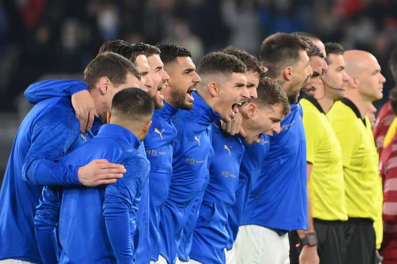 giocatori della nazionale contro la svizzera 5