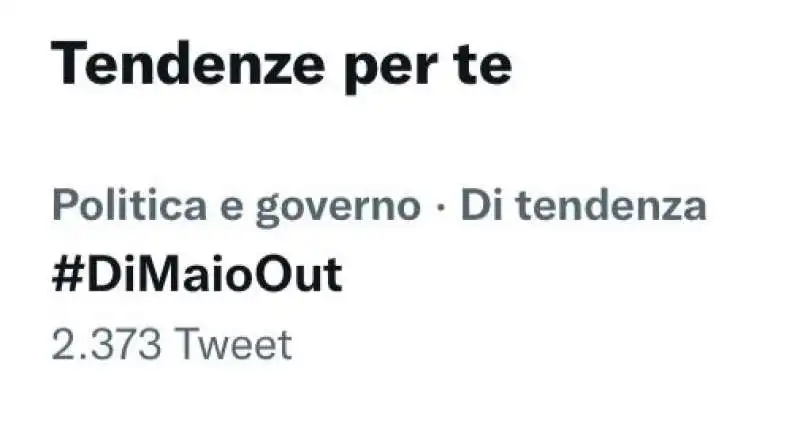 HASHTAG CONTRO DI MAIO