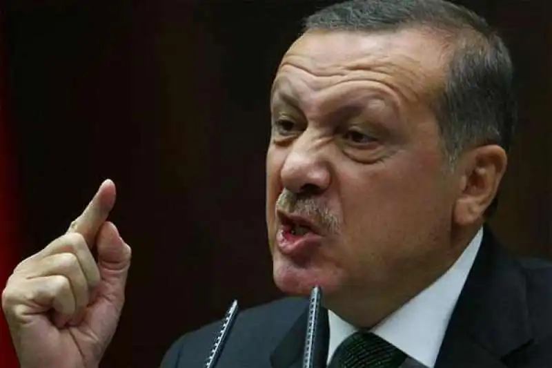 il presidente turco erdogan