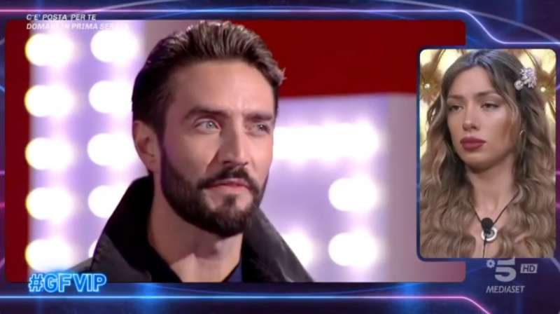 il triAngolo alex belli, delia duran, soleil sorge al gf vip 6