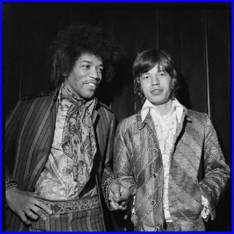 jimi hendrix mick jagger