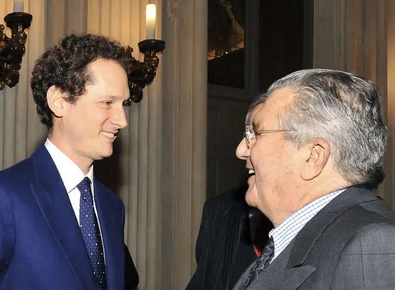 JOHN ELKANN CARLO DE BENEDETTI 