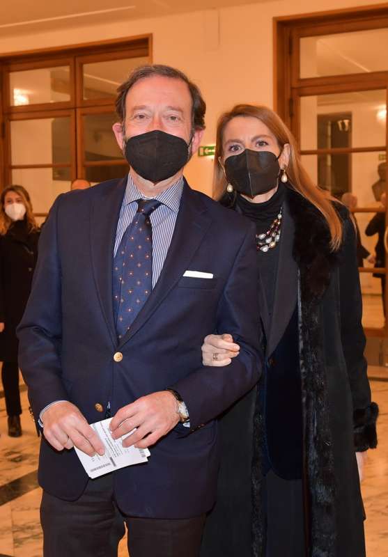 l ambasciatore viktor elbling con la moglie nuria sanz foto di bacco