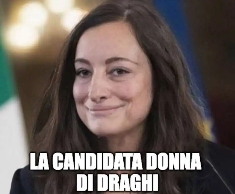 LA CANDIDATA DONNA DI DRAGHI 