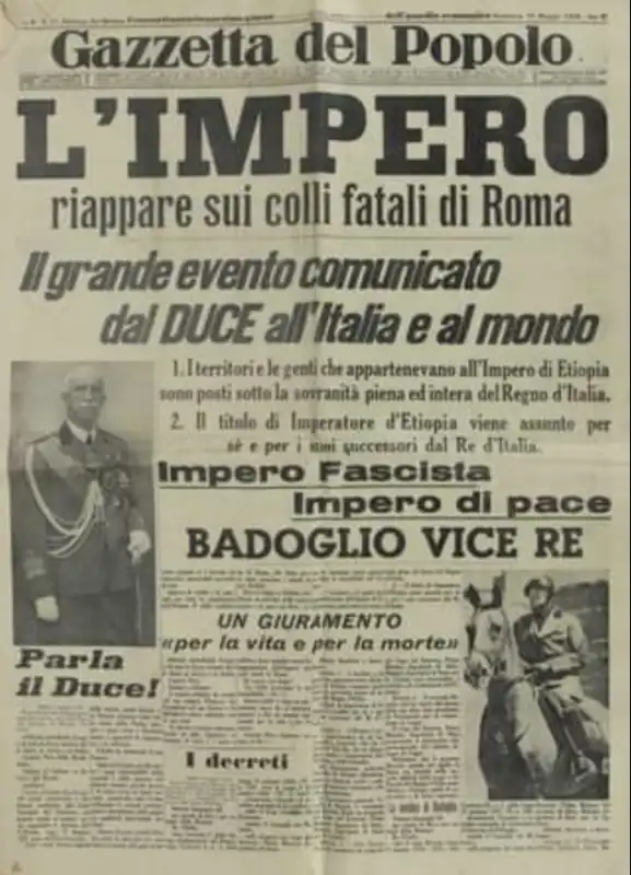 La Gazzetta del Popolo del 10 maggio 1936