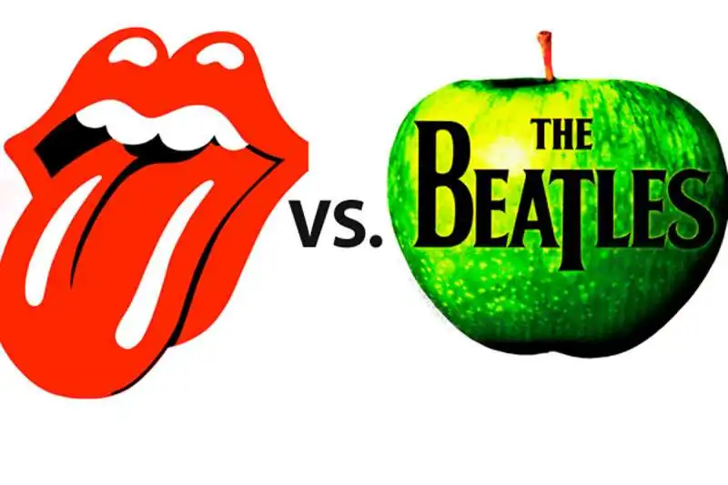 logo beatles e rolling stones