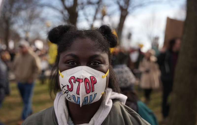 manifestazione no vax a washington 10