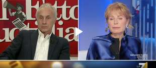 MARCO TRAVAGLIO OSPITE DI LILLI GRUBER