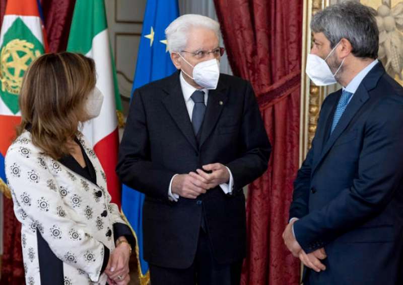 maria elisabetta alberti casellati sergio mattarella roberto fico