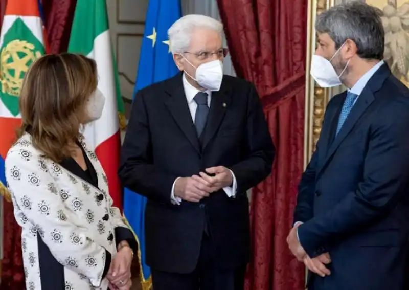 maria elisabetta alberti casellati   sergio mattarella   roberto fico