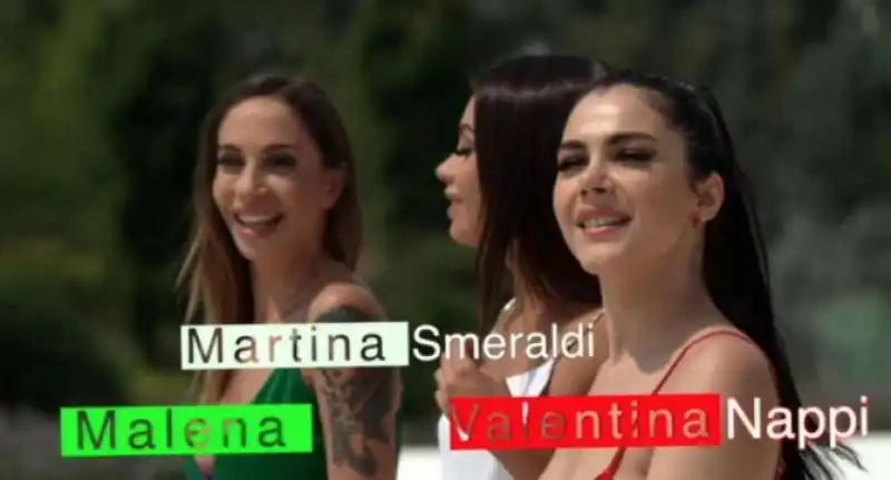 martina smeraldi con malena e valentina nappi 