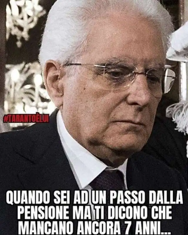 MATTARELLA BIS - MEME  