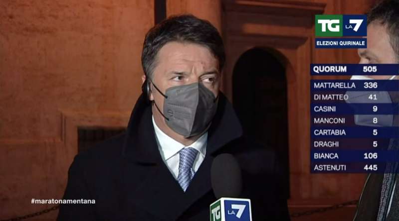 MATTEO RENZI ALLA MARATONA MENTANA