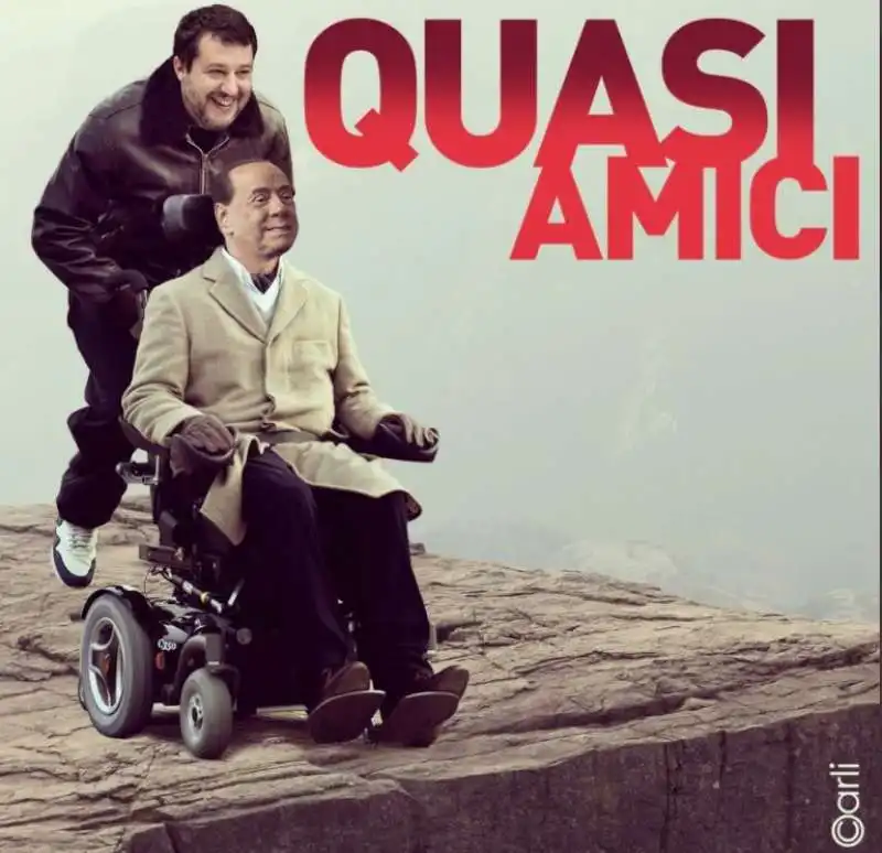 matteo salvini silvio berlusconi    meme by carli