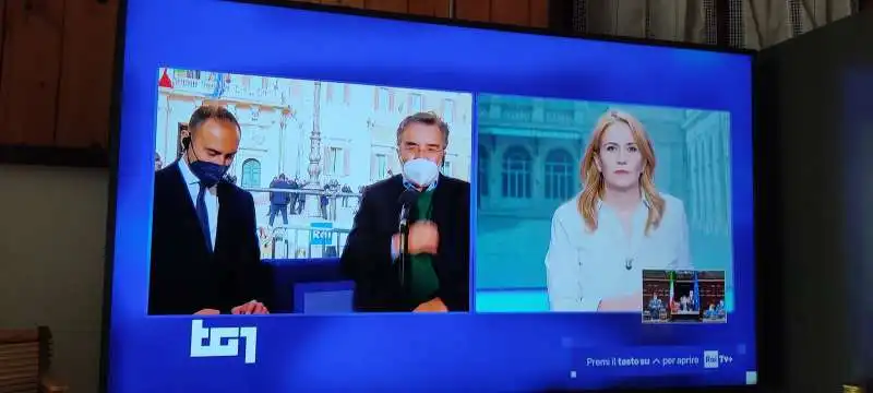 monica maggioni e lo speciale quirinale