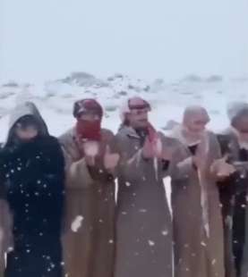 nevicata in arabia saudita 12