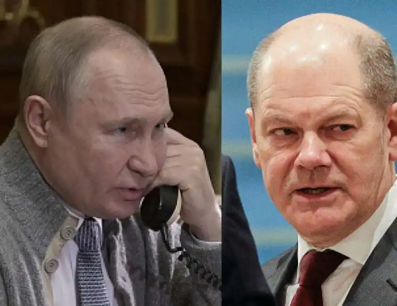 Olaf Scholz E Vladimir Putin