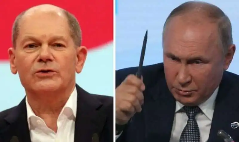 Olaf Scholz E Vladimir Putin