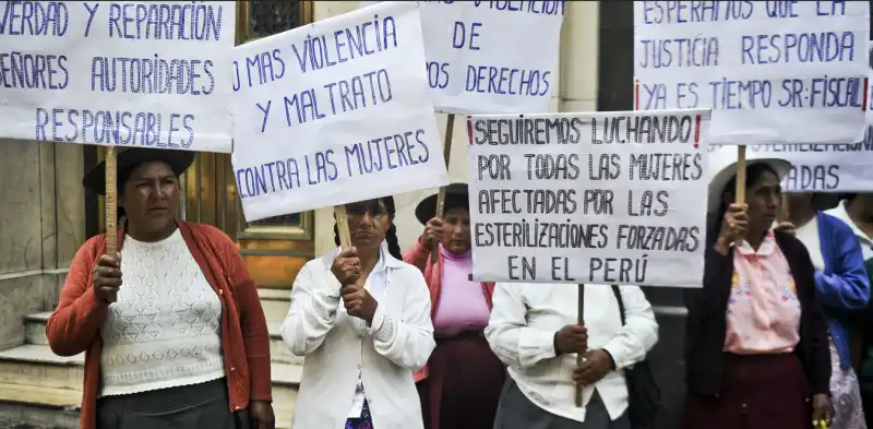 proteste in peru campagna sterilizzazione fujimori 2