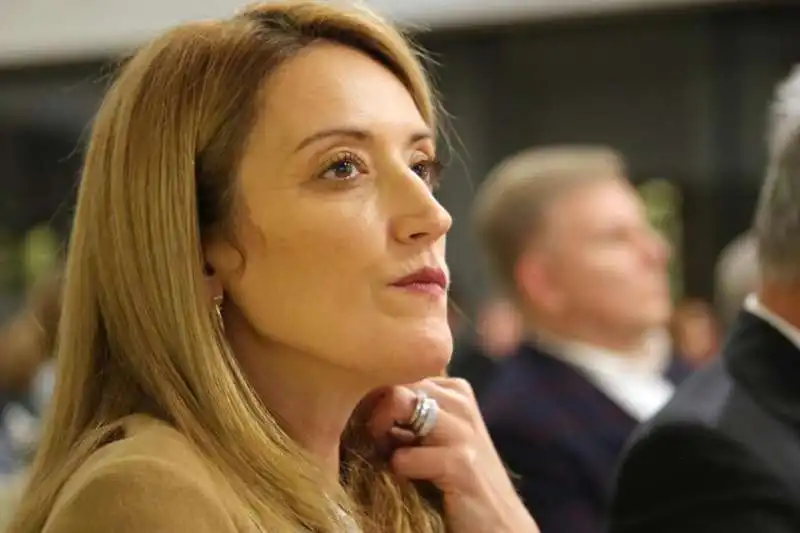 roberta metsola. 