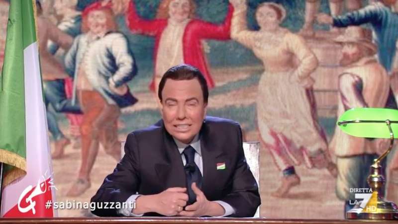 sabina guzzanti imita silvio berlusconi 8